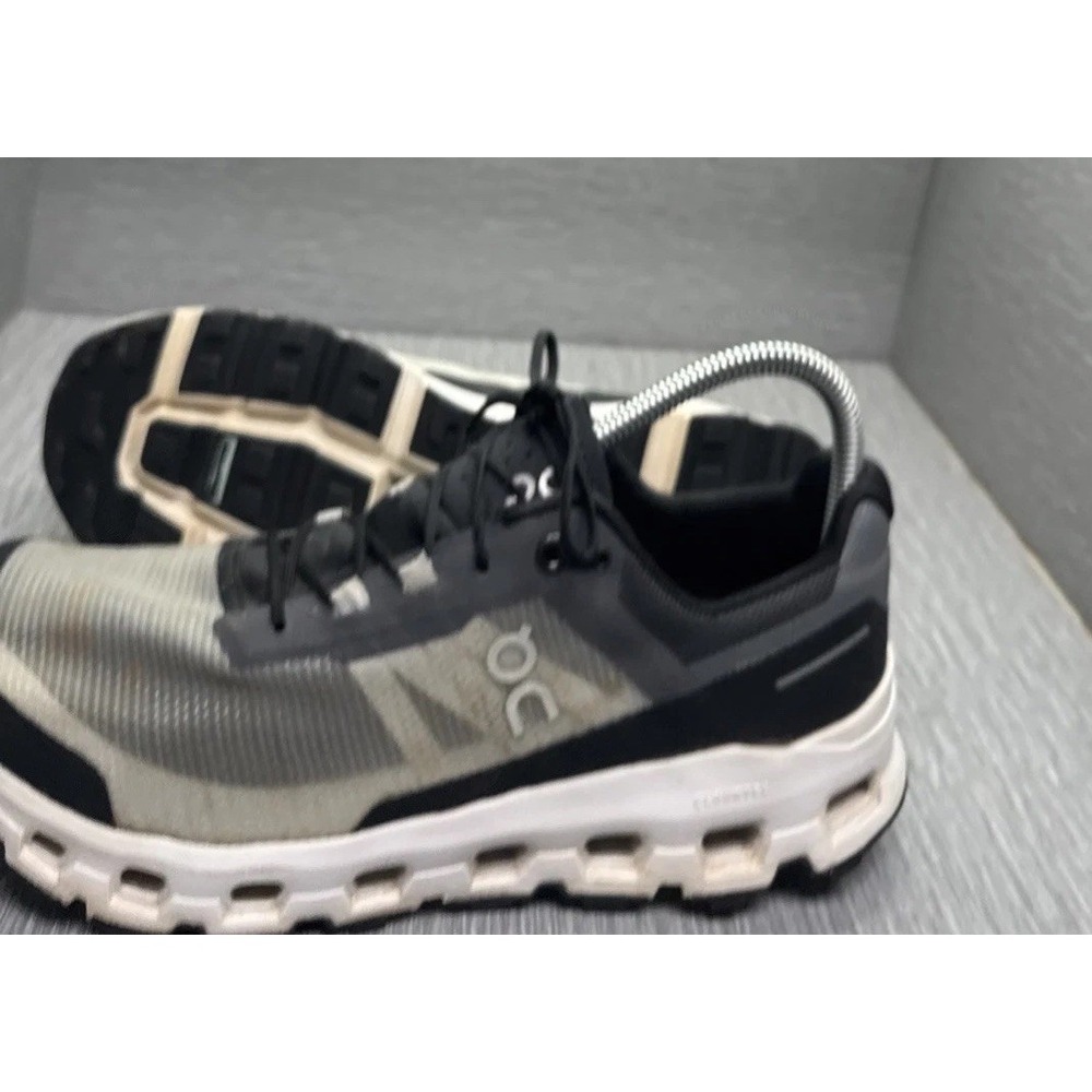 On Cloudvista Trail Running Shoes Women's 9.5 Black Gray Outdoor Sneakers